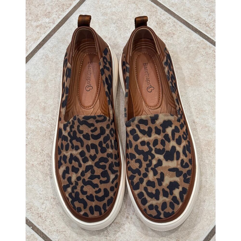 Women's Beartraps Leopard Nevin Slip-On Sneakers - Size 7.5